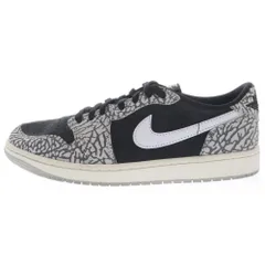 NIKE (ナイキ) AIR JORDAN 1 RETRO LOW OG BLACK CEMENT エア ジョーダン1 レトロ ブラック セメント ローカットスニーカー グレー/ブラック US9/27.0cm CZ0790-001