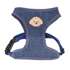 ☆ ブルー ☆ XS ☆ ハーネス 犬 リード 小型犬 可愛い 小型 犬 ハーネス リード セット ハーネスリード ハーネスリードセット ハーネス＆リード 胴輪 首輪 リードセット かわいい おしゃれ 抜けない 犬用 簡単装着 ペット 小型犬 いぬ イヌ