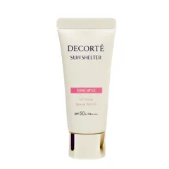 コスメデコルテ／【#10 ラベンダーローズ】サンシェルター　トーンアップCC 15g 13.2ml ミニ　化粧下地　日焼け止め乳液　KOSE コーセー