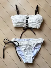 レース編上げビキニ　水着