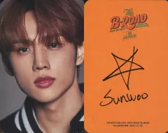 【中古】コレクションカード(男性) THE BOYZ/SUNWOO(ソヌ)/印刷サイン入り/「THE BOYZ FAN CON ： THE B-ROAD IN JAPAN」FC会員限定メンバー別ポーチ付きトレカセット トレカ