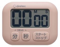 大画面タイマー「ポポラ」　T-591PK　ピンク