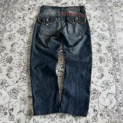 デニム　fubu FUBU w38 フブ　バギーパンツ プラティナム フブ PLATINUM FUBU デニムパンツ バギーデニム