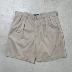 90年代 Polo by Ralph Lauren ポロバイラルフローレン 2タック ワイド チノ ショーツ ショートパンツ TYLER SHORT メンズW40 【SS2506】