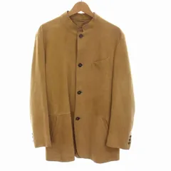 サルヴァトーレフェラガモ Salvatore Ferragamo レザージャケット スタンドカラー スエード アウター 50 L ベージュ /YMのサムネイル
