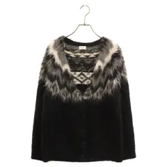CELINE (セリーヌ) 19AW アルパカ ウール フェアアイルニットカーディガン 2A122383D ブラックのサムネイル