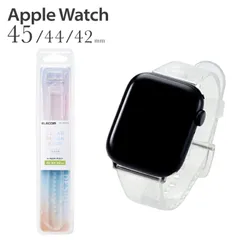 Apple Watch 45 44 42 mm 用 クリアバンド