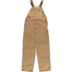 古着 カーハート Carhartt ダブルニー ダック オーバーオール メンズw37相当/eaa550979