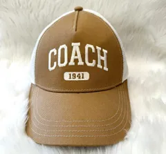 COACH （コーチ） 1941 エンブロイダード トラッカー ハット メッシュキャップ  帽子 ベージュ メンズ レディース Beige CQ728 used:Aのサムネイル