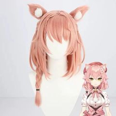 ホロライブ EN Hiiro コスプレ ウィッグ 耳付き