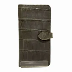 【極美品】Felisi フェリージ スマホケース クロコ イタリア製 Felisi フェリージ スマホケース クロコダイル型押し エンボス