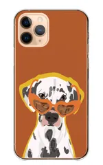 iPhone13Pro Max ケース カバー アイフォン13 プロマックス スマホケース ハードケース ダルメシアン 犬 イヌ かわいい おしゃれ オシャレ サングラス ポップ イラスト カラー01