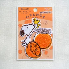 ワッペン アイロン ビンテージ スヌーピー ウッドストック フルーツ レモン サガラ シール S02Y2969 ポーチ ぬいぐるみ