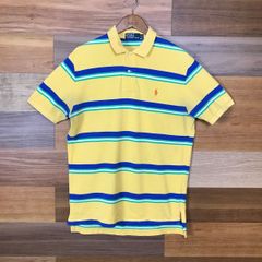 Polo by Ralph Lauren ポロ ラルフローレン  半袖 ボーダー ポロシャツ サイズ メンズ M 古着 s25020987