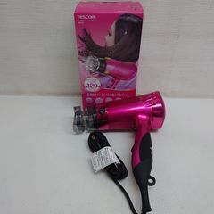 M0422D1 未使用★TESCOM テスコム マイナスイオンヘアードライヤー TID910 ピンク