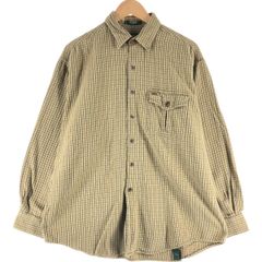 古着 90年代 オービス ORVIS 長袖 ライトネルチェックシャツ メンズL相当 ヴィンテージ/eaa526692