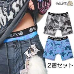ガルフィー GALFY 犬カモボクサーパンツ 152013 #20 BLACK＆GRAY 2枚セット ギャル メンズ レディース 25SS 下着