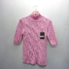 ◇ ⊇◎●未使用● SunnyDaisy　サニーデイジー ニット素材 長袖 カーディガン サイズM ピンク系 レディース E  【1410100067619】