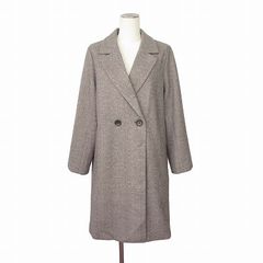 ザラ ꕤ ロングチェスターコート ヘリンボーン ダブルブレスト XS-S