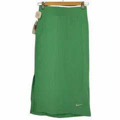 ナイキ NIKE RIB JRSY SKIRT リブスカート スウォッシュ刺繍 レディース JPN：S のサムネイル