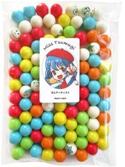 キャラガム　ガムマシーン用ガム 丸いガム18mm 100個X1袋 送料無料