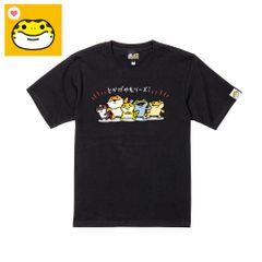 とかげやもりーズ　半そでＴシャツ（黒）