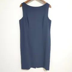 #snc ランバン LANVIN ワンピース 42 紺 ノースリーブ 大きいサイズ レディース [797385]のサムネイル