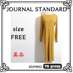 ★美品★ JOURNAL STANDARD ワンピースピ 長袖 ロング イエロー