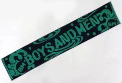 【中古】タオル・手ぬぐい(男性) 吉原雅斗(BOYS AND MEN) ジャガードタオル(ブラック×グリーン) 「ボイメン名古屋夢まつり～ツッパリ町おこしお兄さん最強烈伝～」