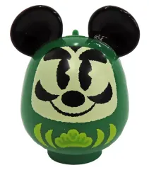 【中古】雑貨 ミッキーだるま(緑) 「東京ディズニーリゾートのお正月2016  おみくじつきだるまストラップ」 東京ディズニーリゾート限定