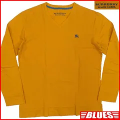 廃盤 バーバリーブラックレーベル Tシャツ L ロンT カットソー 黄TJ919