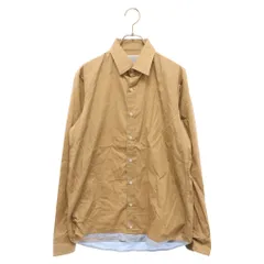 kolor (カラー) 18SS ブロード 長袖 ドレス コットン シャツ ベージュ/ブルー 18SCM-B07115のサムネイル