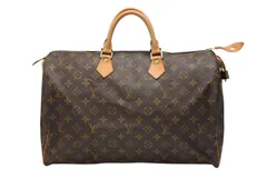 LOUIS VUITTON ルイヴィトン スピーディー40 ハンドバッグ ボストンバッグ ブラウン M41522 PVC モノグラム キャンバス 美品 中古 4b007451
