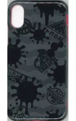 [중고]휴대 재킷 커버 집합(잉크 그레이) 캐릭터 재킷(iPhoneX 대응) [Splatoon2(스플라툰2)]