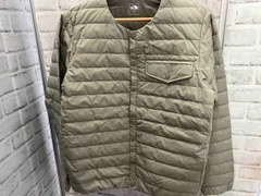 【美品】THE NORTH FACE／ND91861／ウインドストッパーゼファーシェルカーディガン／カーキ／サイズS／ダウン／ノースフェイス