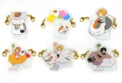 【中古】キーホルダー 全6種セット アクリルチャーム 「一番くじ 夏目友人帳 ニャンコ先生とあやかし遊園地」 G賞