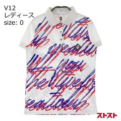 ヴィ・トゥエルヴ☆総柄☆薄手ストレッチ☆ポロシャツ【メンズ サイズL