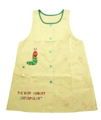 はらぺこあおむし フルーツ エプロン 前開き 保育士 キャラクター A11027