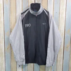 6-214☆ナイキ☆ナイロンジャケット☆ワンポイントロゴ刺繍☆Mサイズ