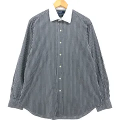 古着 ラルフローレン Ralph Lauren POLO by Ralph Lauren ストライプ柄 クレリックシャツ メンズL相当/eaa536454