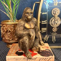 廃盤希少】最終値下‼︎KAREゴールド モンキー テーブルランプ 置物