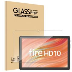 【在庫処分】HD 10 2023 フィルム Mosasa 【1枚セッ】For HD 10 2023 保護フィルム ガラス 衝撃吸収 9H硬度 飛散防止 2.5Dラウンドエッジ 自動吸着 気泡ゼロ 高透過率 高感度
