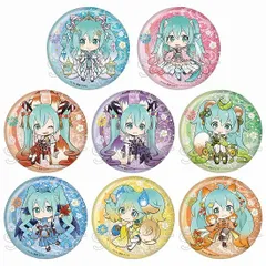【新品】【再販】初音ミク 百鬼夜行 キラキラ缶バッジ 8個入り1BOX【正規品】のサムネイル