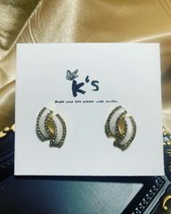 【K‘s store 2021】ピアス　925 オパール　ジルコンNo.029