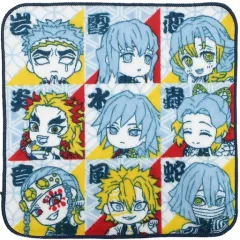 【中古】雑貨 柱9人 ハンドタオル 「一番くじ 鬼滅の刃 ～肆～ 誰よりも強靭な刃となれ」 I賞