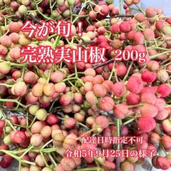 夢農場　完熟実山椒　小枝付き200g