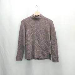 ◇ ⊇ green label relaxing UNITED ARROWS ウール カシミヤ アンゴラ混合 長袖 ニット サイズF ブラウン系 レディース E  【1502180078583】