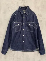 Pherrow's フェローズ STORMY BLUE MFG 厚手ワークシャツ 日本製
