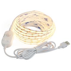 【新品未開封】 prendre COB テープライト 人感センサー 明暗センサー USB 自動点灯 常時点灯 調光 両面テープ カット バックライト テレビ モニター フットライト 高輝度 180° （200cm） PR-COBTAPE200