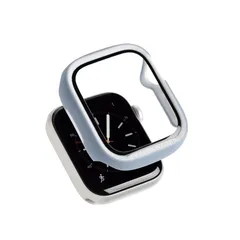 iFace Reflection Apple Watch Series 9/8/7(41mm)専用 強化ガラス 一体型 ケース (ペールブルー)【 アイフェイス アップル ウォッチ ケース 全面保護 アップルウォッチ カバー フレーム 表面硬度9H 】